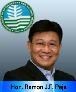 Department of Environment and Natural Resources (DENR) Secretary Ramon Paje